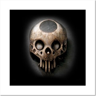 Ancient Alien Skull Artwork Posters and Art